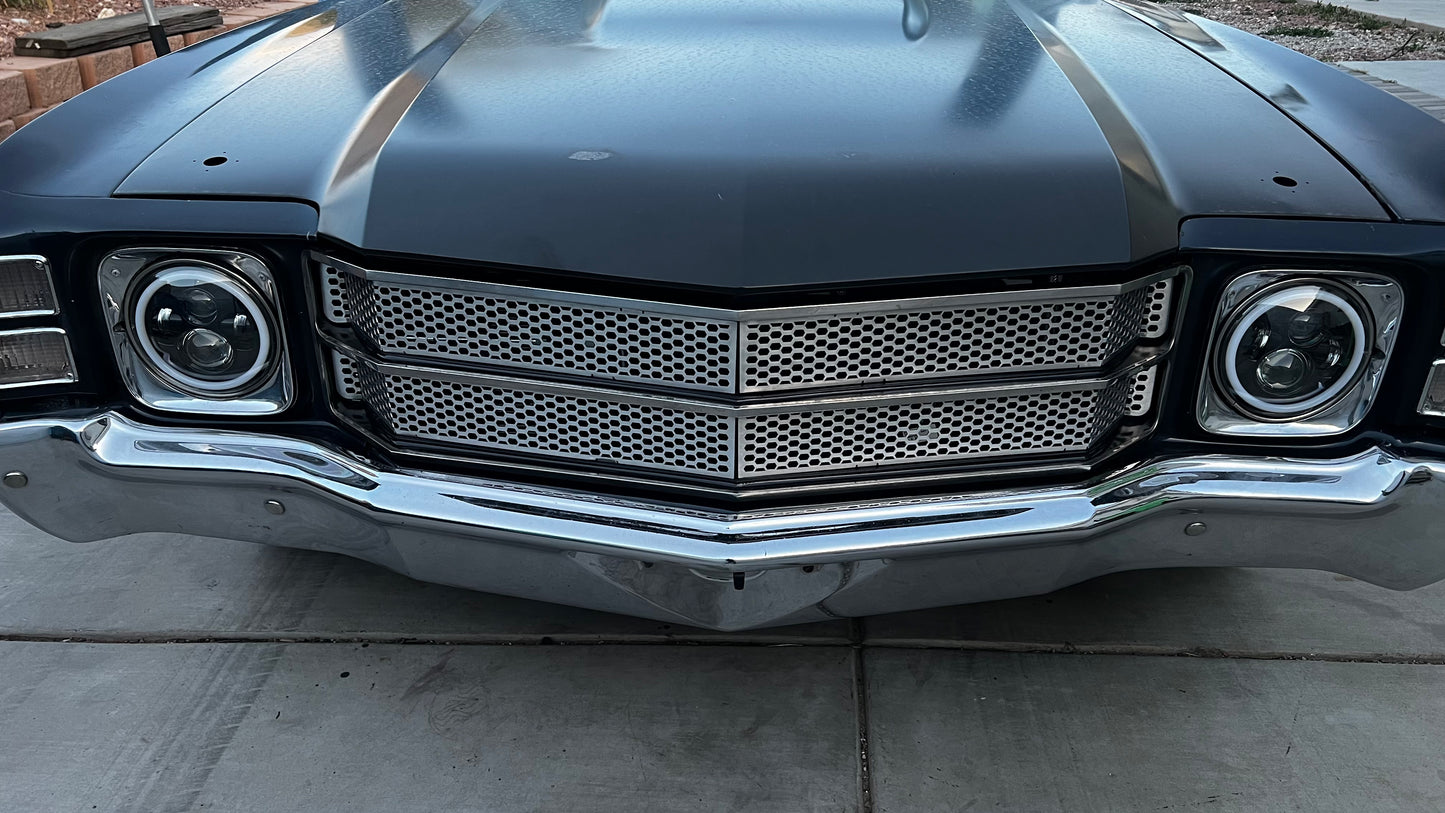 71 chevelle/ El Camino custom grill inserts – Goosse Performance